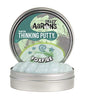 Crazy Aaron's Thinking Putty 4" Tin (3.2 oz) Foxfire - Includes Glow Charger - Never Dries Out