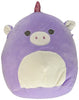 SQUISHMALLOW 8" Mia Baby Unicorn with Rattle