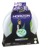 NightZone Horizon Light Up Disc by Toysmith - Flying Disk Toy with LED Lights for Outdoor Active Play Sport of Catch - A Great Gift for Kids & Teens, Boys & Girls