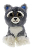 Feisty Pets: Sammy Suckerpunch- Adorable 8.5" Plush Stuffed Dog That Turns Feisty With A Squeeze
