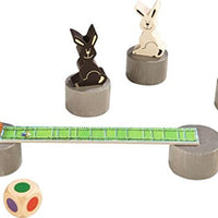 HABA Rabbit Rally - A Challenging and Fun Guessing Game for Ages 4 and Up (Made in Germany)
