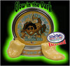 Crazy Aaron's Thinking Putty Exclusive "Scorpion Skin" Glow In The Dark 3.2oz Tin (Creamy Amber/Bright Green)