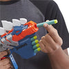 NERF DinoSquad Stegosmash Dart Blaster, 4-Dart Storage, Pull-Back Priming Handle, 5 Official Darts, Dinosaur Design, Stegosaurus Spikes