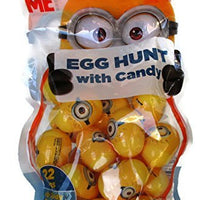 Despicable Me Minions Egg Hunt, Pack of 22 Candy Filled Plastic Eggs