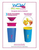 Wow Cup for Kids Original 360 Sippy Cup, Purple with Pnk Lid, 9 oz