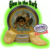 Crazy Aaron's Thinking Putty Exclusive "Scorpion Skin" Glow In The Dark 3.2oz Tin (Creamy Amber/Bright Green)
