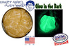 Crazy Aaron's Thinking Putty Exclusive "Scorpion Skin" Glow In The Dark 3.2oz Tin (Creamy Amber/Bright Green)