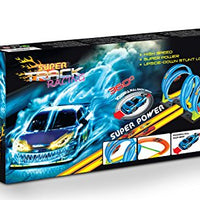 Super Track Racing Race Track Car Set Boys 4-8 360 Cris Cross Stunt Set