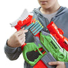 NERF DinoSquad Rex-Rampage Motorized Dart Blaster, 10-Dart Clip, 20 Official Darts, 10-Dart Storage- T-Rex Dinosaur Design