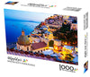 Jigsaw Puzzle 1000 Piece - Dreamy Positano - Signature Collection Twilight Sea Sight Large Puzzle Game Artwork for Adults Teens