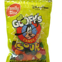 Disney World Parks Goofy Candy Co. Assorted Flavor Sour Balls Family Size 7 oz
