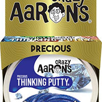 Crazy Aaron's Thinking Putty 1.6 oz Tin - Precious Metals Ceylon Sapphire - Sparkle Putty, Soft Texture - Never Dries Out