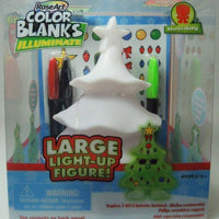 RoseArt Color Blanks 6" Illuminate Light-Up Figure Holiday Edition ~ Christmas Tree (49093)