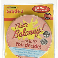 Edupress That's Baloney! Game, Grade 3 (EP63481)