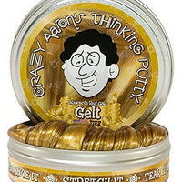 Crazy Aaron's Thinking Putty, 3.2 Ounce, Made with Real Gold Gelt