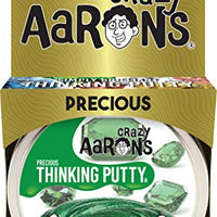 Crazy Aaron's Thinking Putty 1.6 oz Precious Gems - Persian Emerald - Bright Green - Never Dries Out