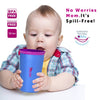 Wow Cup for Kids Original 360 Sippy Cup, Purple with Pnk Lid, 9 oz