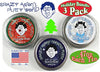 Crazy Aaron's Thinking Putty Mini Tins "Winter Wonderland" White Glitter, "North Star" Glow in the Dark & "Rudolph's Nose" Red Glitter Holiday (Christmas) Gift Set Bundle - 3 Pack (Limited Edition)