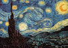 Powza Classic Oil Paintings 1000 Pieces Jigsaw Puzzle - The Starry Night, Artwork Art Large Size Jigsaw Puzzle Toy for Educational Gift Home Decor(27.6 in x 19.7 in)