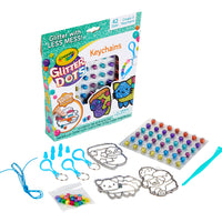 Crayola Glitter Dots DIY Keychains Craft Kit Age 5+