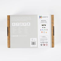 Connetix Magnetic Tiles Pastel Transport Pack, 50 Pieces