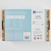 CONNETIX Clear Starter Pack, 34 Pieces