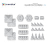 CONNETIX Clear Starter Pack, 34 Pieces