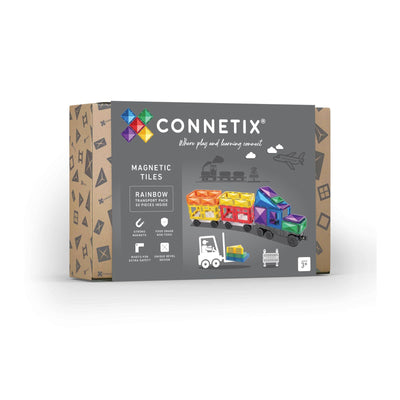 CONNETIX Rainbow Transport Pack, 50 Pieces