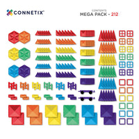 CONNETIX Rainbow Mega Pack, 212 Pieces