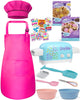 Ultimate Easy Baking Oven Bundle For Kids With 20 Items - Oven, 2 Refill Mixes, Apron, Hat, 2 Bowls, Spatula, Whisk, 9 Stickers, Baking Pan & Tool (Heroic Hot Pink Bundle)