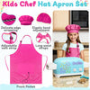 Ultimate Easy Baking Oven Bundle For Kids With 20 Items - Oven, 2 Refill Mixes, Apron, Hat, 2 Bowls, Spatula, Whisk, 9 Stickers, Baking Pan & Tool (Heroic Hot Pink Bundle)