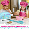 Ultimate Easy Baking Oven Bundle For Kids With 20 Items - Oven, 2 Refill Mixes, Apron, Hat, 2 Bowls, Spatula, Whisk, 9 Stickers, Baking Pan & Tool (Heroic Hot Pink Bundle)