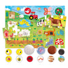 HEADU Tactile Puzzle Montessori Farm, Educational Toys for Boys and Girls Ages 1-99 Years Old, Toddler Learning Toys, Teacher Homeschool Supplies, Birthday