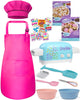 Ultimate Easy Baking Oven Bundle For Kids With 20 Items - Oven, 2 Refill Mixes, Apron, Hat, 2 Bowls, Spatula, Whisk, 9 Stickers, Baking Pan & Tool (Heroic Hot Pink Bundle)