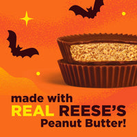 Reese's Puffs Bats, Chocolatey Peanut Butter Cereal, Kids Breakfast Cereal, Halloween Edition, Made with Whole Grain, 11.5 oz