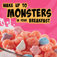 Franken Berry Cereal with Monster Marshmallows, Kids Breakfast Cereal, Limited Edition, Made with Whole Grain, Family Size, 16 oz