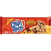 Nabisco Chips Ahoy! Chewy Chocolate Chip with Reese's Cookies, 9.5 oz(Pack of 4)