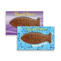 Russell Stover Solid Milk Chocolate Jesus Fish, 2.5 oz.