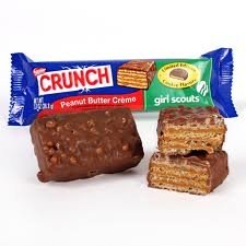 Nestle Crunch Girl Scouts Peanut Butter Creme Candy Bar 1.3oz
