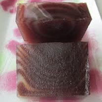 Superfine! Round Curly Grain "Yokan" - Bar of Sweet Redbean Paste Jelly - [Pack of 2]
