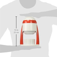 Jelly Belly JB15333 Portable Manual Ice Shaver Perfect for Snow Cones and Slushies, Red