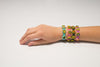 Emoji Icons Bracelet, Black/Purple/Blue, 3-Pack