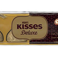 Hershey Kisses Deluxe Whole Roasted Hazelnut Center One Pack of 4 Kisses
