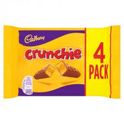 Cadbury Crunchie Milk Chocolate With Honeycomb Center 4 Pack