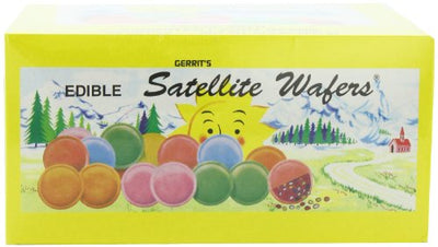 Gerrit's Satellite Wafers, Filled with  Assorted Candy Beads, 10.5 Oz.  240-Count Boxes (Pack of 2)