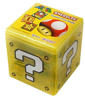 Nintendo Super Mario Brothers Box Snerdles Candy Fruit Stripes