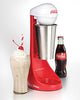 Nostalgia MLKS100COKE Coca-Cola Limited Edition Two-Speed Milkshake Maker, 16 oz, Cookie Red