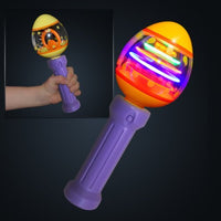 Light Up Spinning Egg Easter Toy
