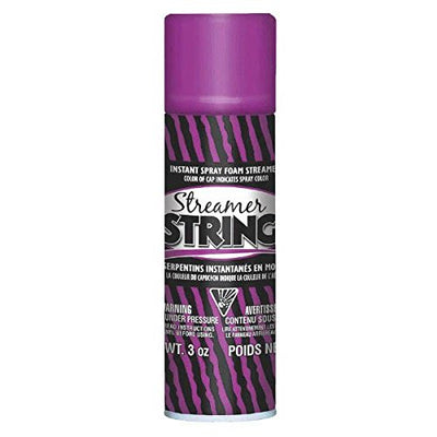 Purple Streamer String 3oz, Party Favor