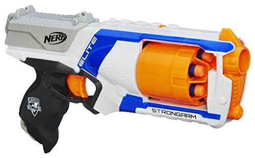 Nerf DinoSquad Tricera-blast Dart Blaster Dinosaur Toy, 12 Nerf Elite  Darts, Triceratops Design 